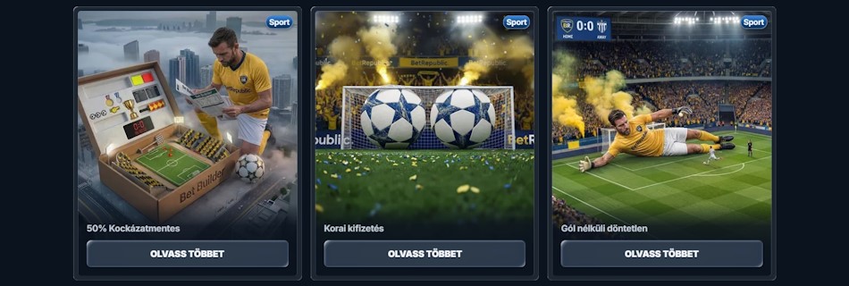 BetRepublic sportfogadási bónuszok