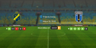 Foci Tippek: AIK Stockholm - Sirius 2026. május 30. - Allsvenskan