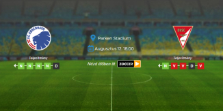 Foci Tippek: FC Copenhagen - Debreceni VSC 2026. augusztus 12. - Európa-konferencialiga