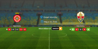 Foci Tippek: Girona - Levante 2026. május 23. - LaLiga
