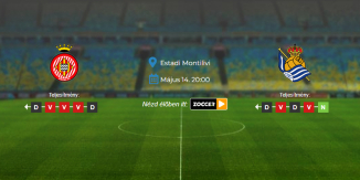 Foci Tippek: Girona - Real Sociedad 2026. május 14. - LaLiga
