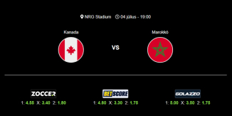 Foci Tippek: Kanada - Marokkó 2026. július 04. - Világbajnokság 2026