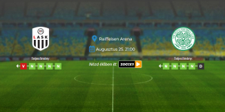 Foci Tippek: LASK Linz - Celtic 2026. augusztus 25. - Bajnokok Ligája