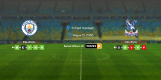 Foci Tippek: Manchester City - Crystal Palace 2026. május 13. - Premier League