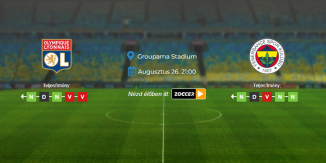 Foci Tippek: Olympique Lyon - Fenerbahce 2026. augusztus 26. - Bajnokok Ligája