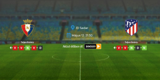 Foci Tippek: Osasuna - Atletico Madrid 2026. május 12. - LaLiga