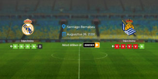 Foci Tippek: Real Madrid - Real Sociedad 2026. augusztus 26. - LaLiga