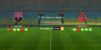 Foci Tippek: Sabah Baku - Hapoel Beer Sheva 2026. augusztus 25. - Bajnokok Ligája
