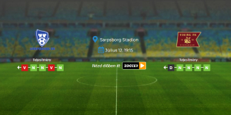 Foci Tippek: Sarpsborg 08 - Viking 2026. július 12. - Eliteserien